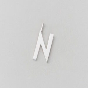 Design Letters Buchstabe N (16 mm) Silber
