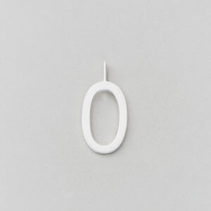 Design Letters Buchstabe O (16 mm) Silber