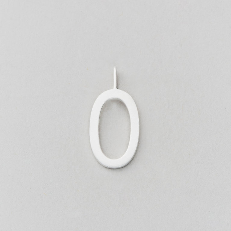 Design Letters Buchstabe O (16 mm) Silber