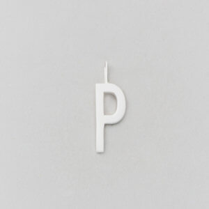 Design Letters Buchstabe P (16 mm) Silber