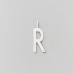 Design Letters Buchstabe R (16 mm) Silber