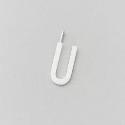 Design Letters Buchstabe U (16 mm) Silber
