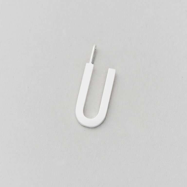 Design Letters Buchstabe U (16 mm) Silber