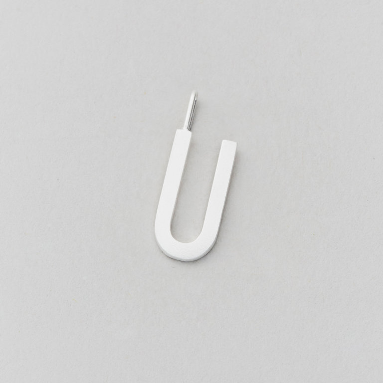 Design Letters Buchstabe U (16 mm) Silber