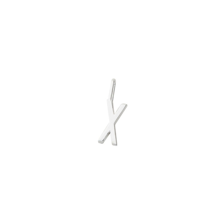 Design Letters Buchstabe X (10 mm) Silber