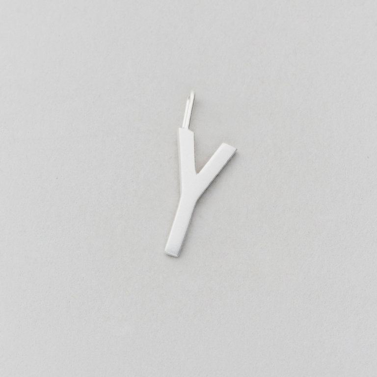 Design Letters Buchstabe Y (16 mm) Silber