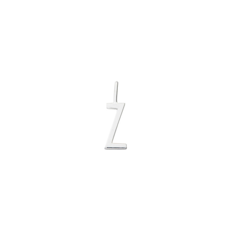 Design Letters – Buchstabe Z (10 mm) – Silber