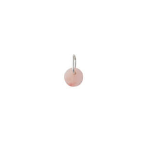 Design Letters Anhänger Opal Pink für Kette Silber
