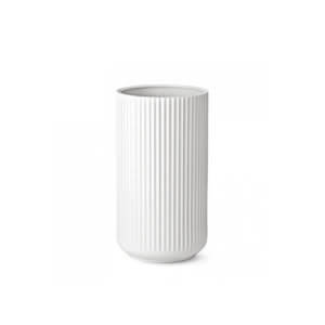 Lyngby Porzellan Vase Weiß – H 20 cm