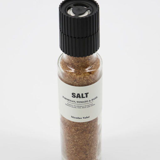Nicolas Vahé Salz Tomate Parmesan Basilikum
