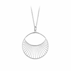 Pernille Corydon Halskette Daylight Silber L (30mm)