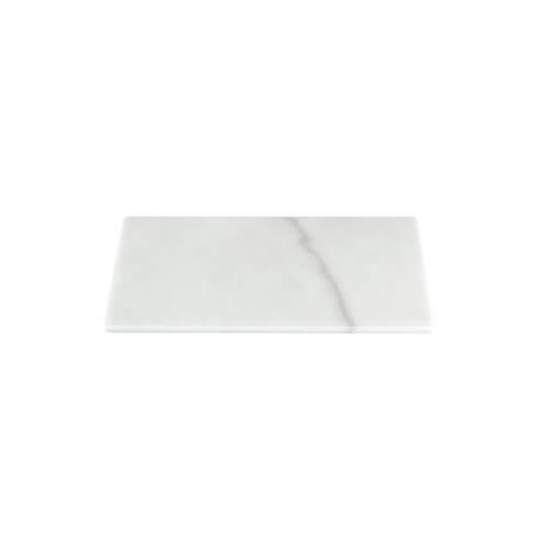 Marmor Brett Weiß S (30 x 15 cm) von STONED