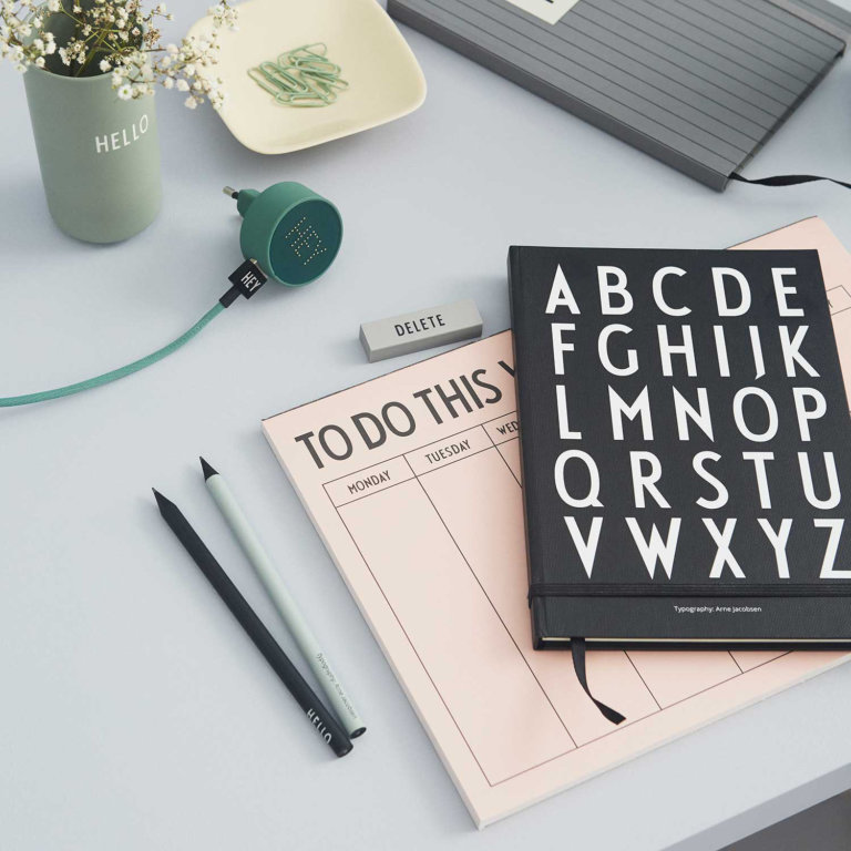 Design Letters Notizbuch ABC