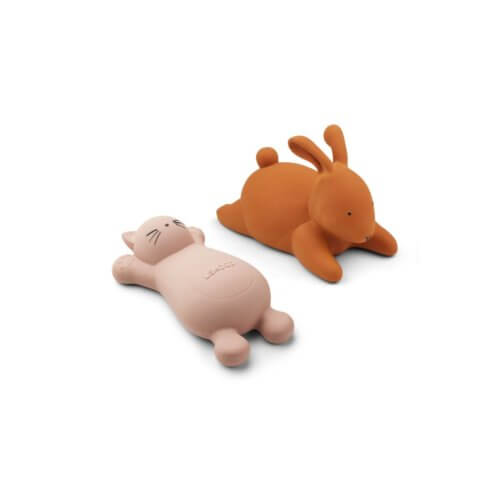 LIEWOOD 2er-Set Badespielzeug Katze Hase
