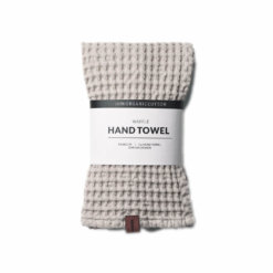 Humdakin Handtuch Waffle Light Stone