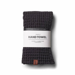 Humdakin Handtuch Waffle Schwarz