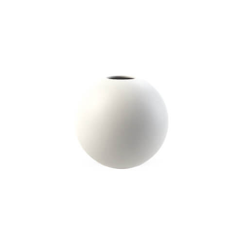 Cooee Vase Ball Weiß M