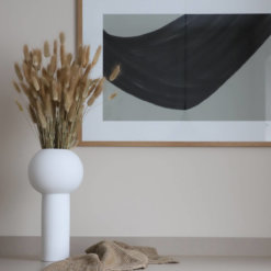 Cooee Vase Pillar Weiß L