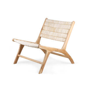 HK Living Lounge-Stuhl Natur