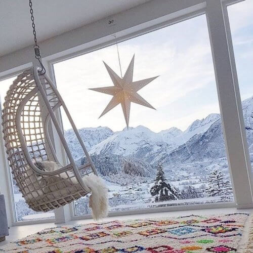 HK Living Hanging Chair Natur