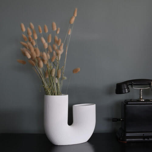 Storefactory Vase Stravalla Weiß