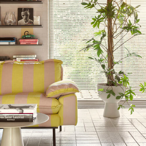 HK Living Metall-Blumentopf Weiß L