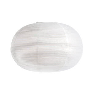 HAY Papier-Lampenschirm Ellipse Weiß