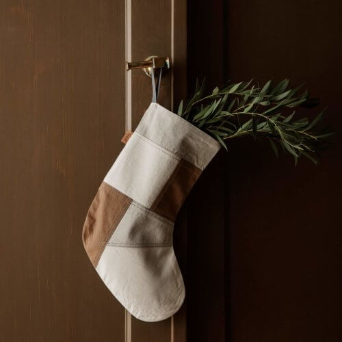 ferm living Weihnachtsstrumpf Tonal