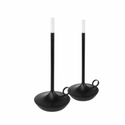 Graypants 2er Set Wick LED-Lampe Schwarz