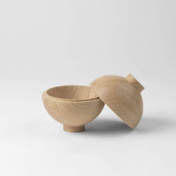 Kristina Dam Holz-Dose Sphere ca. Ø 12 x H 15 cm