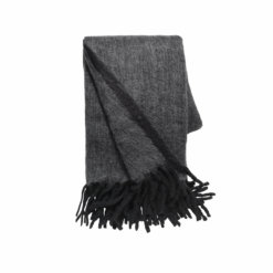 CozyLiving Decke Mathea Grau-Schwarz