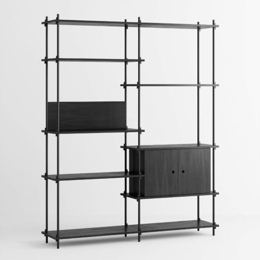 Moebe Shelving System Regal Schwarz