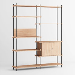 Moebe Shelving System Regal Eiche Schwarz