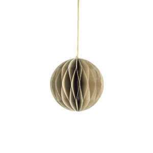 Storefactory Papier-Weihnachtsanhänger Grün-Beige L