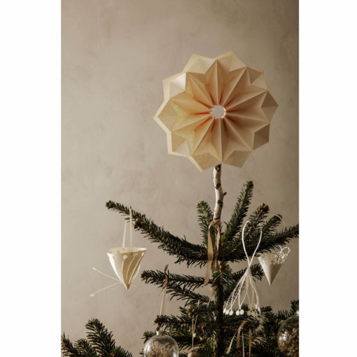 ferm living Papierstern Sun Off-White Mood