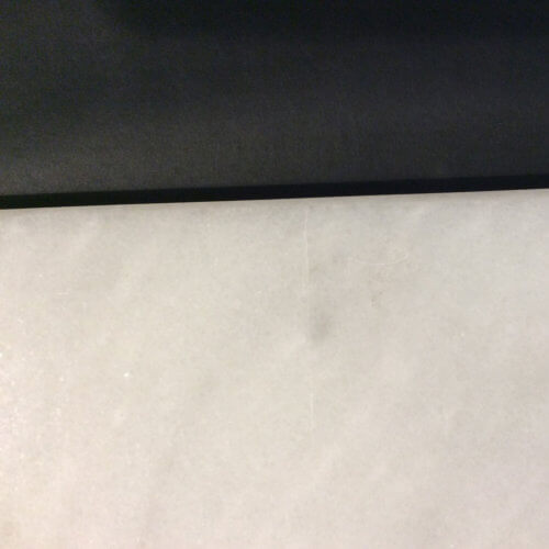 HKliving Marmorbrett Weiß B-Ware Poliert – ca. 50 x 40 cm