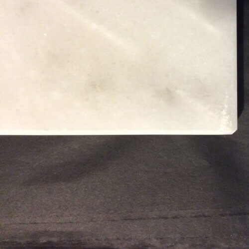 HKliving Marmorbrett Weiß B-Ware Poliert ca. 50 x 40 cm