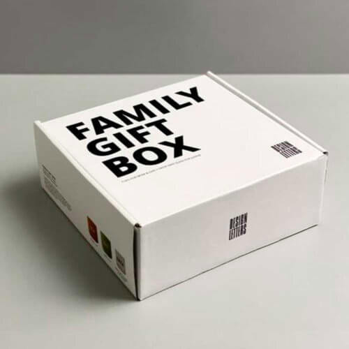 Design Letters FAMILY Geschenkbox Verpackung