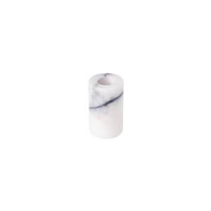 Stoned Marmor-Kerzenhalter Weiß M