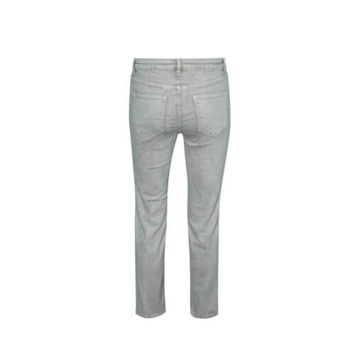YAYA Denim-Jeans Straight Leg Grau Rückansicht