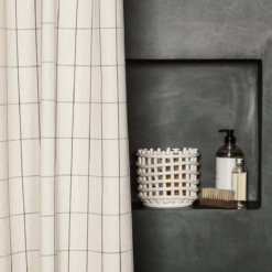 ferm Centrepiece Korb Weiß L