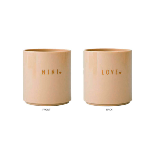 Design Letters Mini-Favoritenbecher Beige