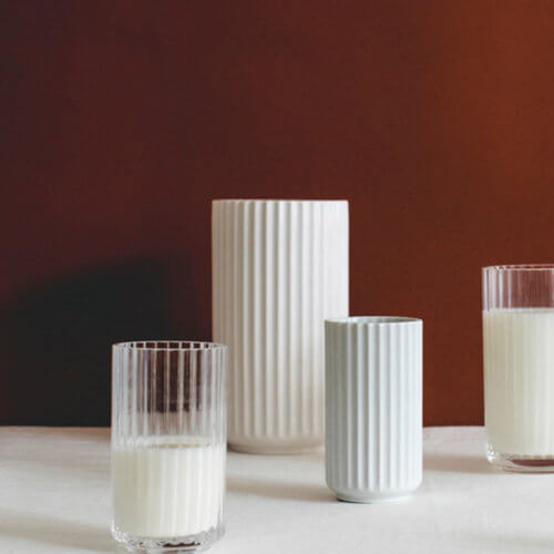 Lyngby Glas Vase Transparent M