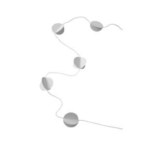 DBKD Papier-Girlande Circle Weiß