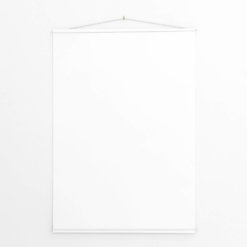 Moebe Posterleiste Weiß L 70 cm blanco