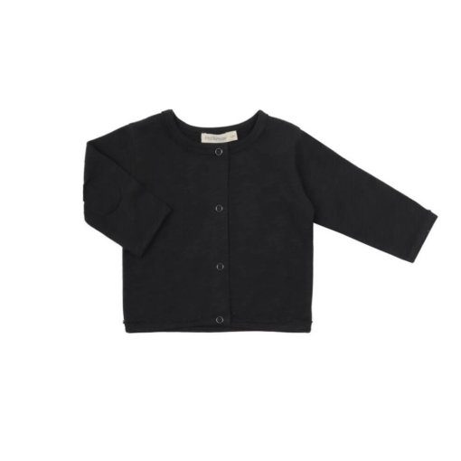 Phil&Phae Baby-Cardigan Raw Edged Charcoal