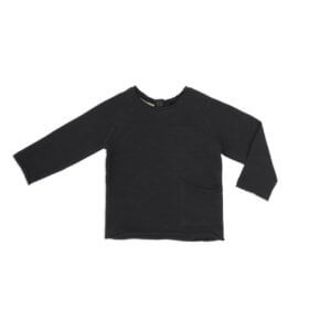 Phil&Phae Baby-Sweater Raw Edged Charcoal