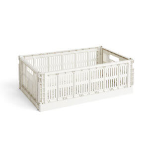 HAY Klappbox Offwhite L ca. 53 x T 34,5 x H 18,5 cm
