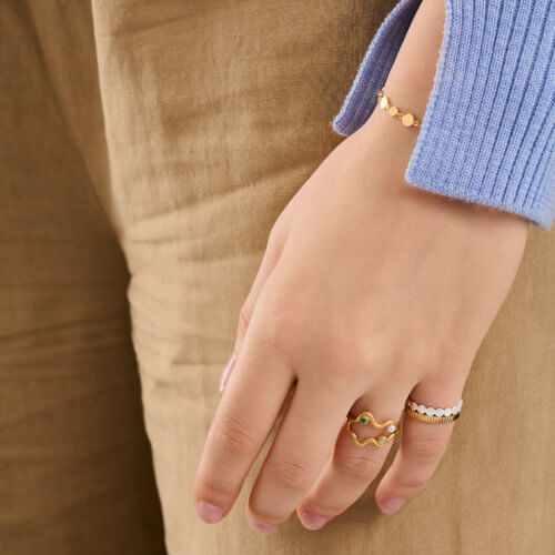 Pernille Corydon Ring Cove Golden