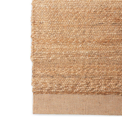 HKliving Läufer aus Hanf Natural Detail